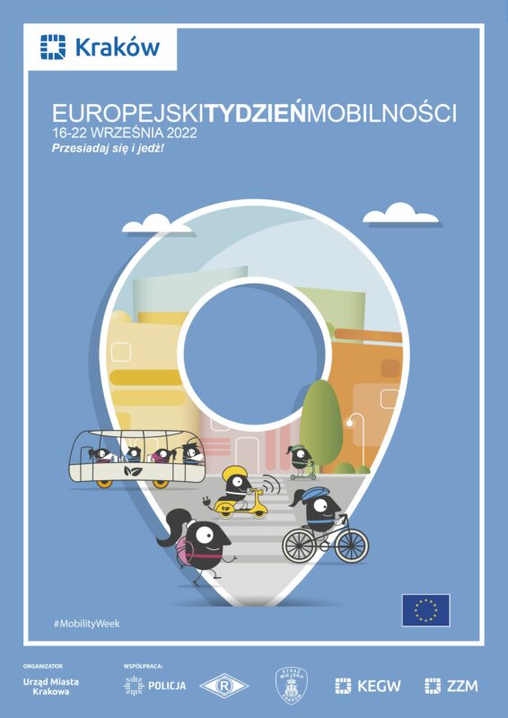 Plakat Europejskiego Tygodnia Zrównoważonego Transportu