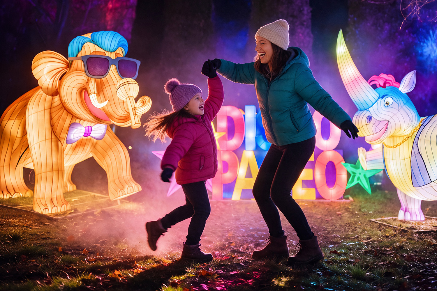 Park Miliona Świateł w Ogrodzie Doświadczeń